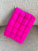 POCHETTE MATELASSÉE FUSHIA