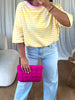 POCHETTE MATELASSÉE FUSHIA