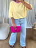 T-SHIRT RAYA JAUNE