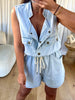 COMBI/SHORT DENIM GRUSS BLEU