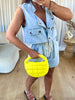 PETIT SAC MATELASSÉ JAUNE