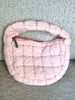 PETIT SAC MATELASSÉ ROSE PÂLE