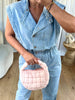 PETIT SAC MATELASSÉ ROSE PÂLE