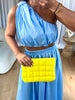 POCHETTE MATELASSÉE JAUNE