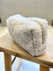 POCHETTE BOUCLÉ ÉCRU