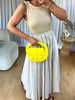 PETIT SAC MATELASSÉ JAUNE