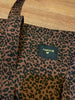 SAC CABAS AMOUR LÉOPARD MARRON