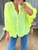 CHEMISE FLUO JAUNE