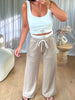 ENSEMBLE JOGGER BRASSIERE TAUPE