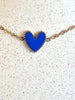 COLLIER COEUR BLEU