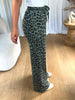 PANTALON AMPLE LÉOPARD KAKI