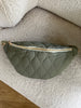SAC BANANE MATELASSÉ KAKI