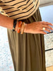 BRACELET JONC UNI MARRON