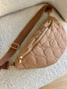 SAC BANANE MATELASSÉ CAMEL
