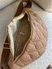 SAC BANANE MATELASSÉ CAMEL