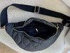 SAC BANANE MATELASSÉ NOIR