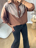 CHEMISE VICHY CHOCO