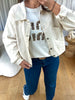 VESTE PAM ÉCRU