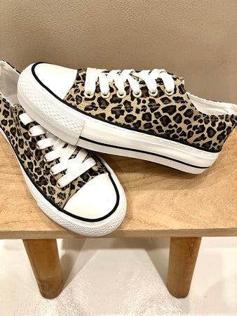 BASKET BASSE COMPENSÉE LÉOPARD