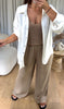 TOP LUREX CAMEL