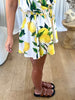 ENSEMBLE/SHORT ZAYNA CITRON BLANC