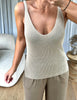 TOP LUREX BEIGE