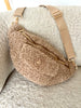 SAC BANANE BOUCLÉ TAUPE