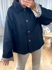 TRENCH COURT VICHY NOIR