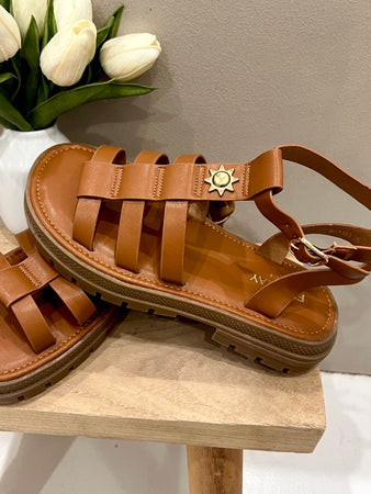 SANDALES SUN CAMEL