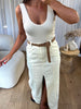 CEINTURE TRESSE MARRON