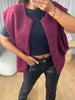 GILET FEUTRINE BORDEAU