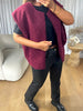 GILET FEUTRINE BORDEAU