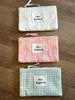 POCHETTE VICHY "MERCI MAÎTRESSE" BEIGE