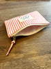 POCHETTE VICHY "MERCI MAÎTRESSE" BEIGE