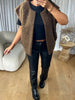 GILET FEUTRINE CHOCO