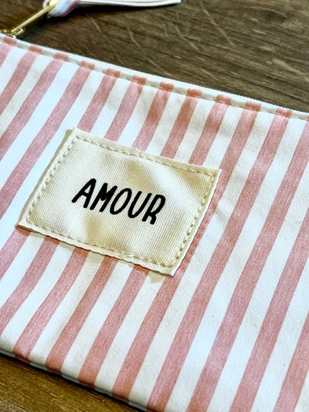 POCHETTE RAYÉES "AMOUR"