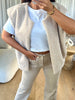 GILET FEUTRINE BEIGE