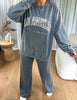 PANTALON AMPLE GRIS DÉLAVÉ