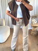 GILET FEUTRINE CHOCO