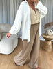 GILET/TOP LUREX DORÉ