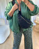 SAC BANANE MATELASSÉ NOIR
