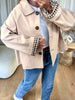 TRENCH COURT VICHY BEIGE