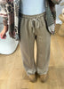 PANTALON AMPLE PINCE TAUPE