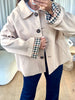 TRENCH COURT VICHY BEIGE