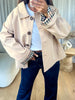 TRENCH COURT VICHY BEIGE