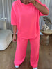 ENSEMBLE FLUO ROSE