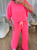 ENSEMBLE FLUO ROSE