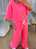 ENSEMBLE FLUO ROSE