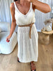 CEINTURE TRESSE MARRON