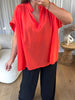 BLOUSE LOUISA ROUGE